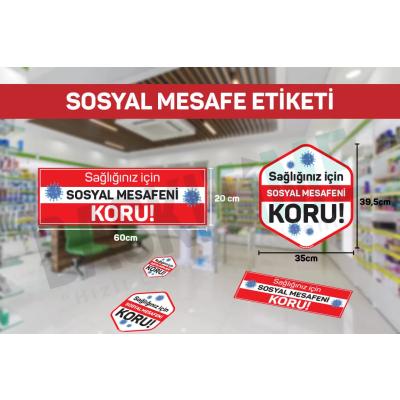 Sosyal Mesafe Zemin Etiketi