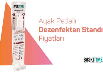 Ayak Pedallı Dezenfektan Standı Fiyatları